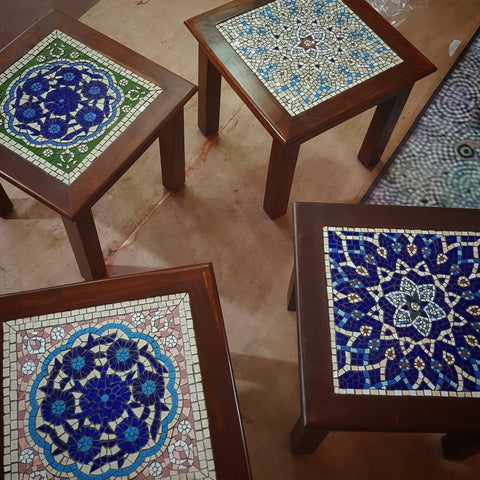 Forget-me-not end table