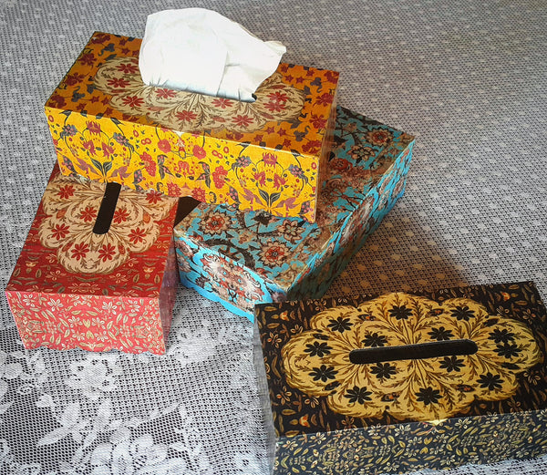 Glitter shop tissue box