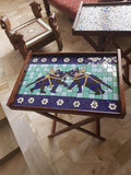 Mughal Elephants Mosaic Tray