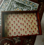 Classic Poppy  Floral Tray