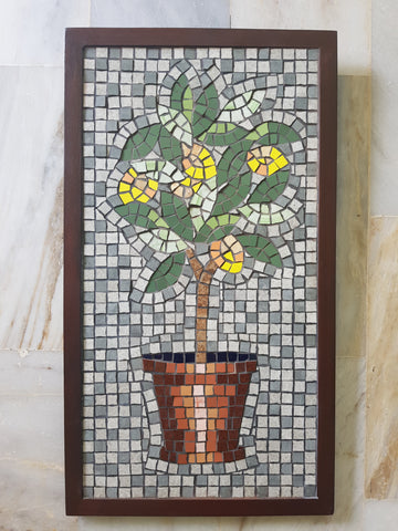 Lemon Tree Mosaic Wall Art