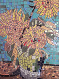 Van Gogh Sunflower Mosaic Wall Art