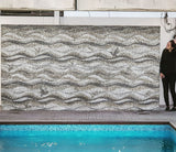 Waves and Dragonflies Mosaic Mural Project