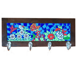 Butterflies in Spring Mosaic Coat rack