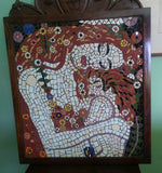 Mother and Child Klimt Mosaic
