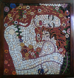 Mother and Child Klimt Mosaic